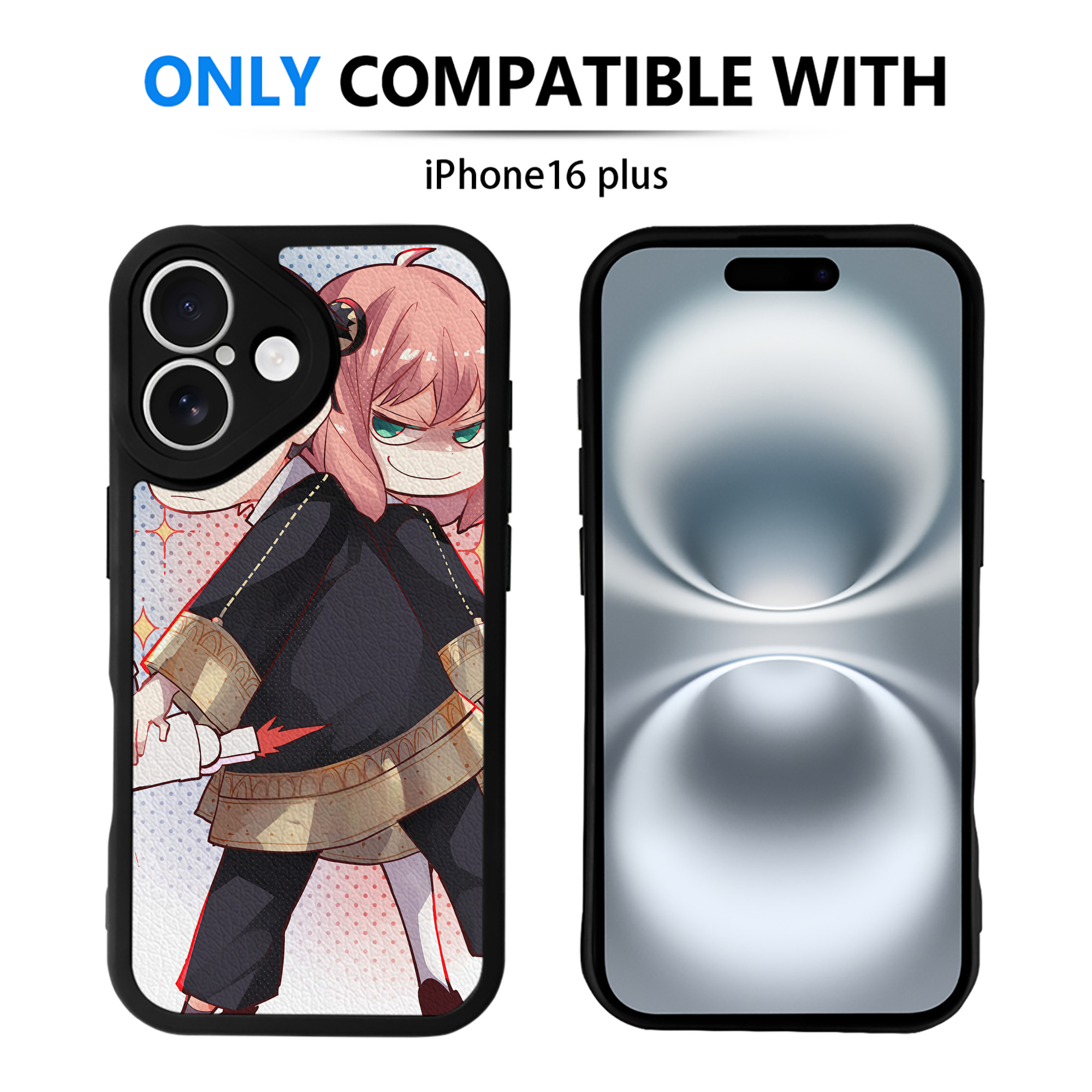（画像用） SPY×FAMILY间谍家家酒 【iPhone 16シリーズ対応】シリコンスマホケース（レザー調） 材質：シリコン